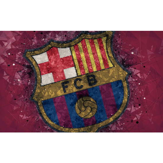 Panoramic Wallpaper - Wall Mural Foot / Football - FCB Barcelona