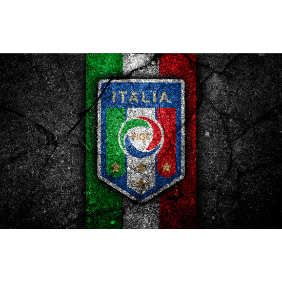 Panoramic Wallpaper - Wall Mural Foot / Football - FIGC Italy