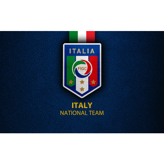 Panoramic Wallpaper - Wall Mural Foot / Football - FIGC Italy