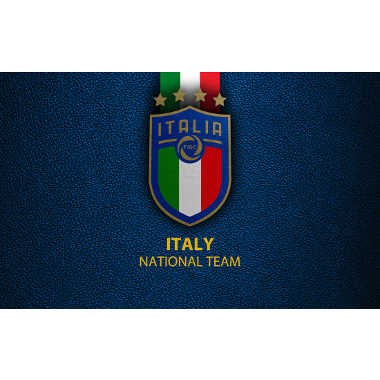 Panoramic Wallpaper - Wall Mural Foot / Football - FIGC Italy