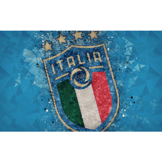 Panoramic Wallpaper - Wall Mural Foot / Football - FIGC Italy