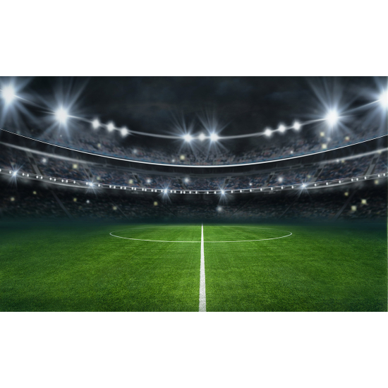 Panoramic Wallpaper - Wall Mural Foot / Football - Football stadium