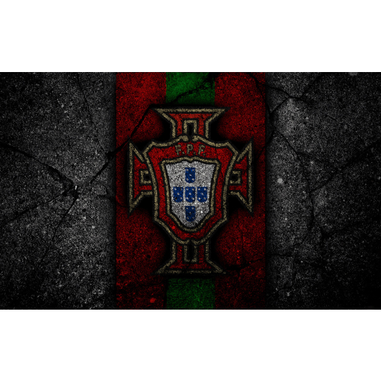 Panoramic Wallpaper - Wall Mural Foot / Football - FPF Portugal