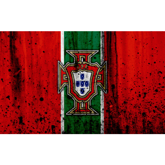 Panoramic Wallpaper - Wall Mural Foot / Football - FPF Portugal