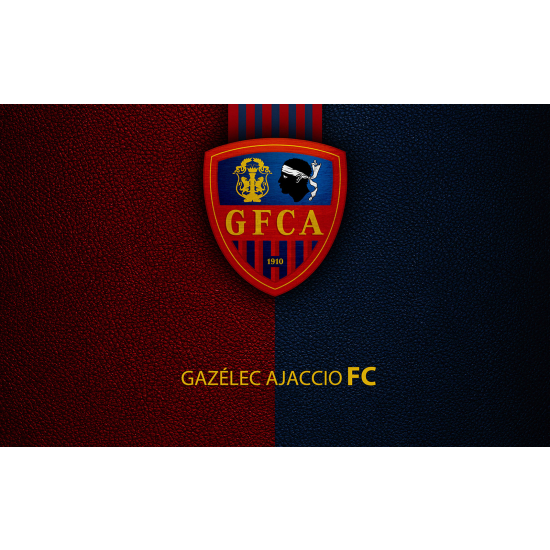 Panoramic Wallpaper - Wall Mural Foot / Football - GFCA - Gazélec Football Club Aiacciu