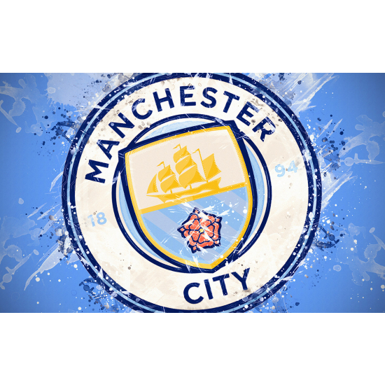 Panoramic Wallpaper - Wall Mural Foot / Football - Manchester City