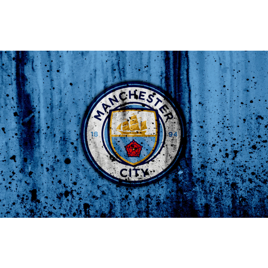 Panoramic Wallpaper - Wall Mural Foot / Football - Manchester City