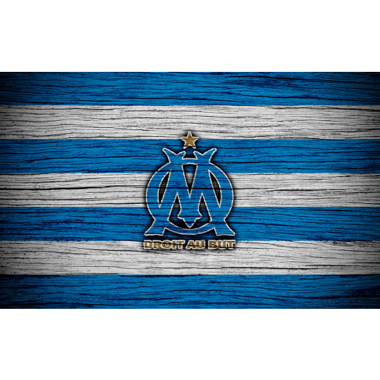 Panoramic Wallpaper - Wall Mural Foot / Football - OM - Olympique de Marseille