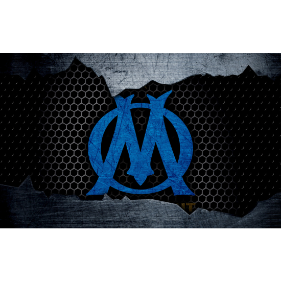 Panoramic Wallpaper - Wall Mural Foot / Football - OM - Olympique de Marseille