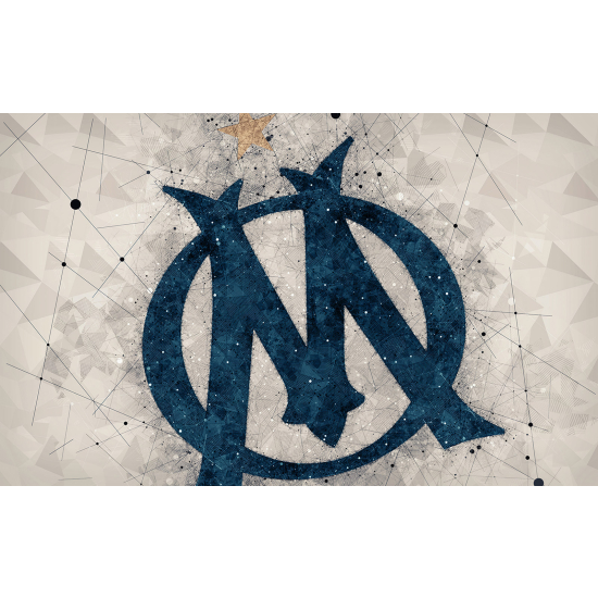 Panoramic Wallpaper - Wall Mural Foot / Football - OM - Olympique de Marseille