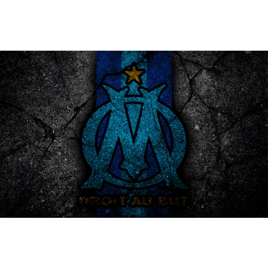 Panoramic Wallpaper - Wall Mural Foot / Football - OM - Olympique de Marseille