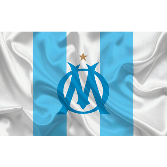 Panoramic Wallpaper - Wall Mural Foot / Football - OM - Olympique de Marseille