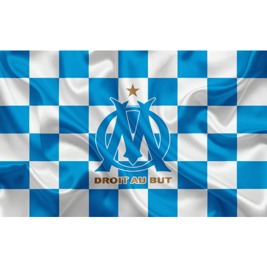 Panoramic Wallpaper - Wall Mural Foot / Football - OM - Olympique de Marseille