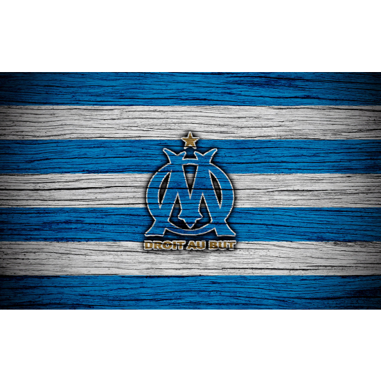 Panoramic Wallpaper - Wall Mural Foot / Football - OM - Olympique de Marseille