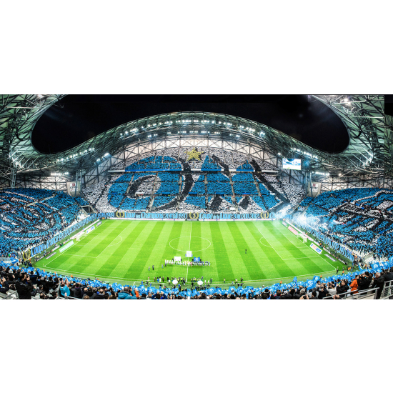 Panoramic Wallpaper - Wall Mural Foot / Football - OM - Orange Vélodrome Stadium