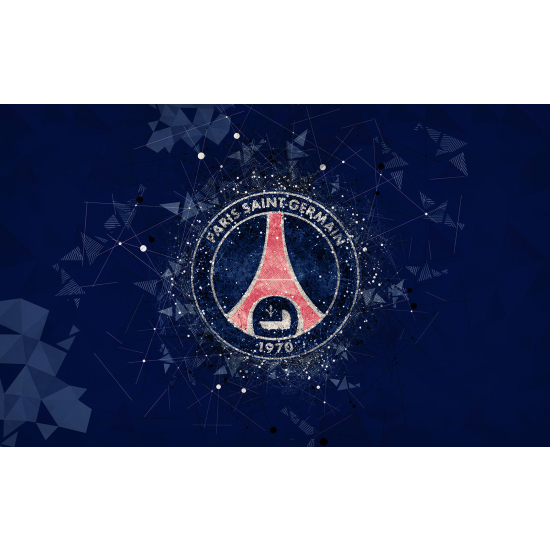 Panoramic Wallpaper - Wall Mural Foot / Football - PSG - Paris Saint Germain