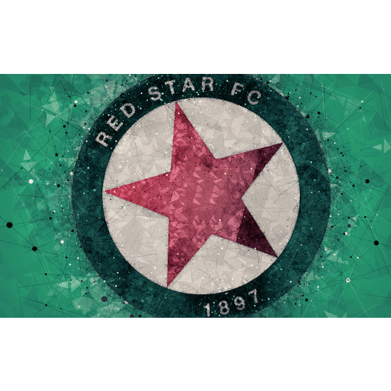 Panoramic Wallpaper - Wall Mural Foot / Football - RED STAR FC