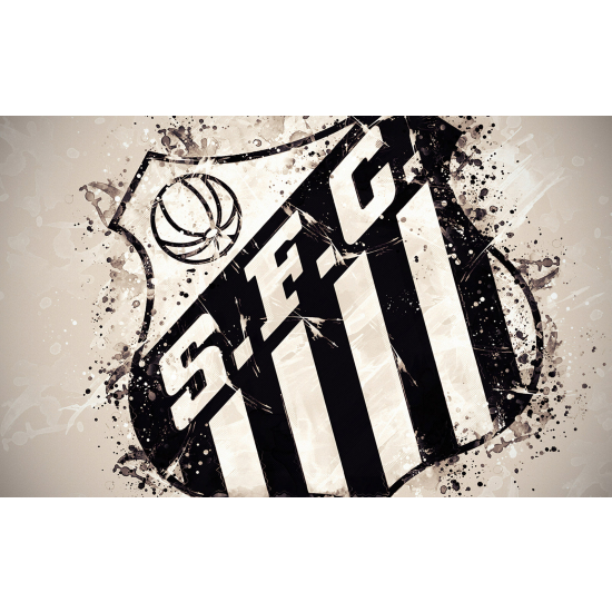 Panoramic Wallpaper - Wall Mural Foot / Football - SFC - Santos Futebol Clube