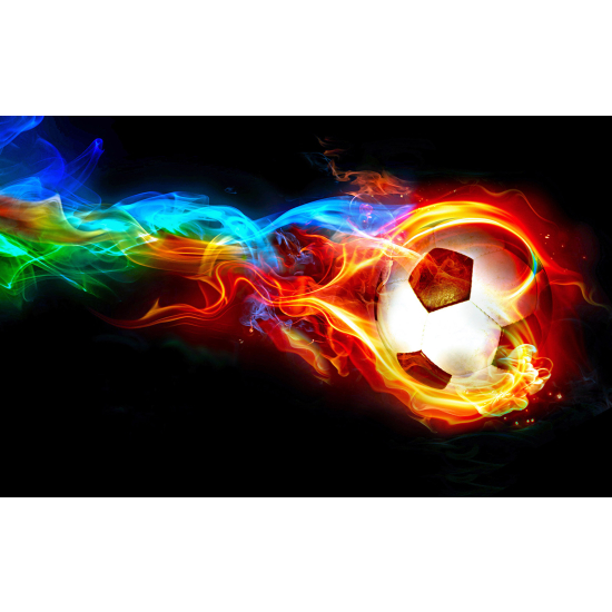 Panoramic Wallpaper - Wall Mural Foot / Football - Soccer ball