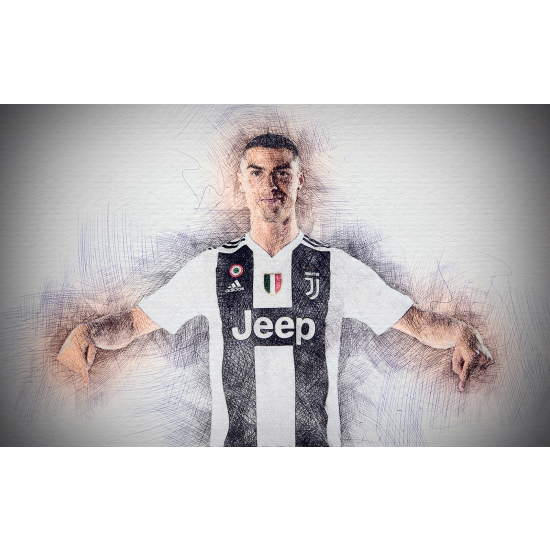 Panoramic Wallpaper - Wall Mural Football - Soccer Player