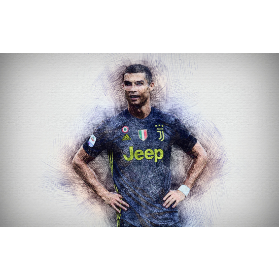 Panoramic Wallpaper - Wall Mural Football - Soccer Player