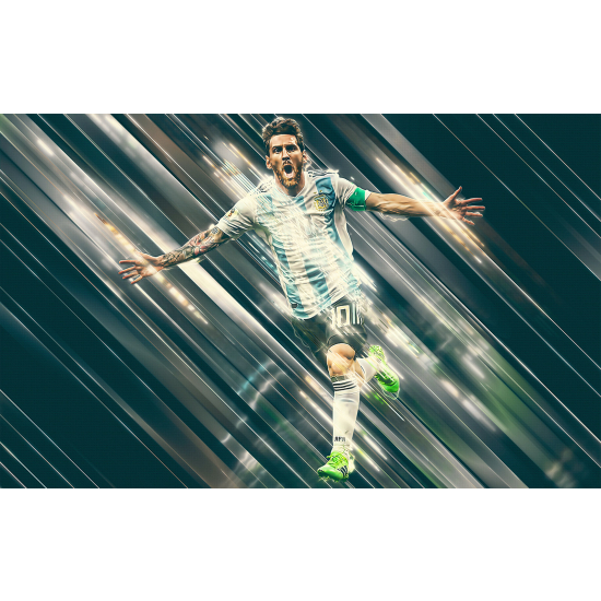 Panoramic Wallpaper - Wall Mural Football - Soccer Player