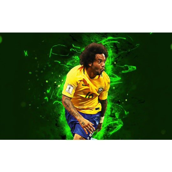 Panoramic Wallpaper - Wall Mural Football - Soccer Player