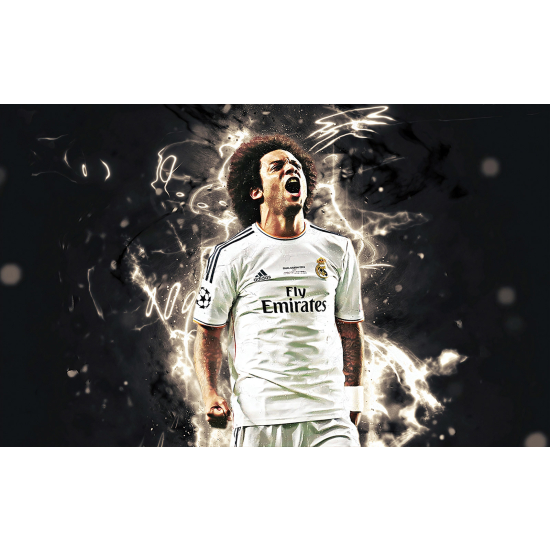 Panoramic Wallpaper - Wall Mural Football - Soccer Player