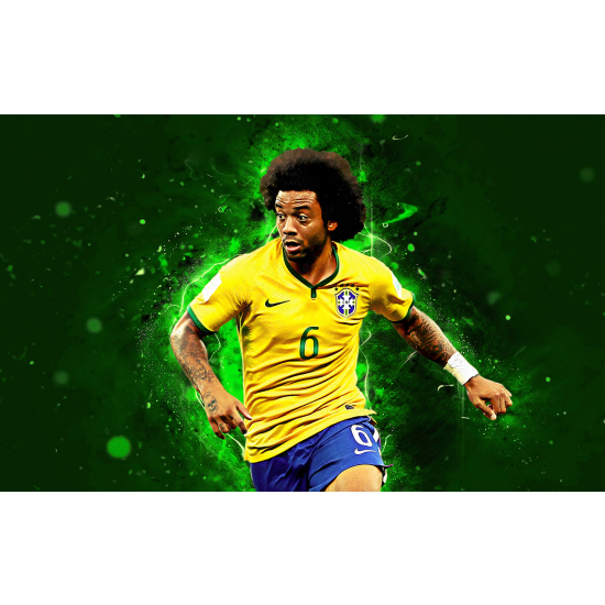 Panoramic Wallpaper - Wall Mural Football - Soccer Player