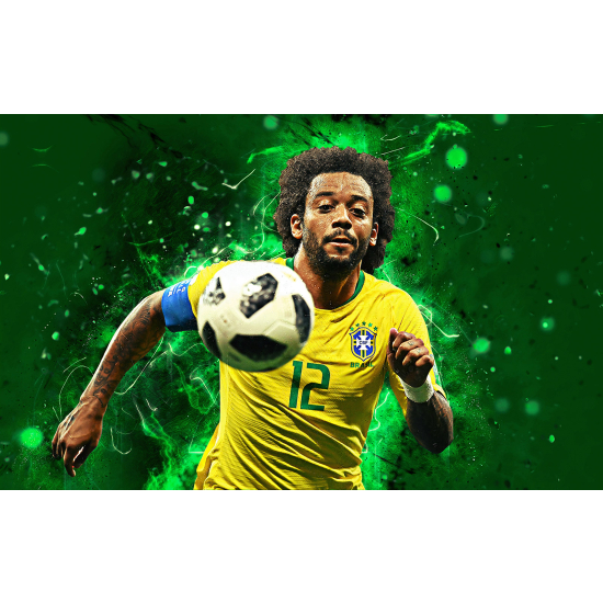 Panoramic Wallpaper - Wall Mural Football - Soccer Player