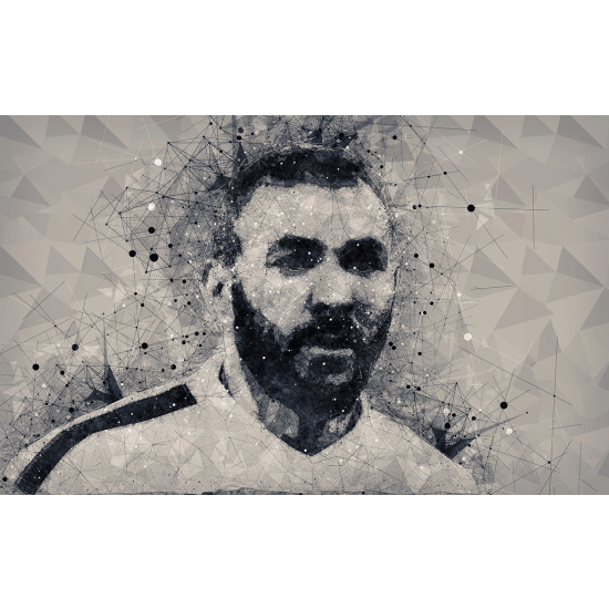 Panoramic Wallpaper - Wall Mural Football - Soccer Player