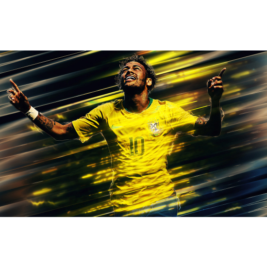 Panoramic Wallpaper - Wall Mural Football - Soccer Player