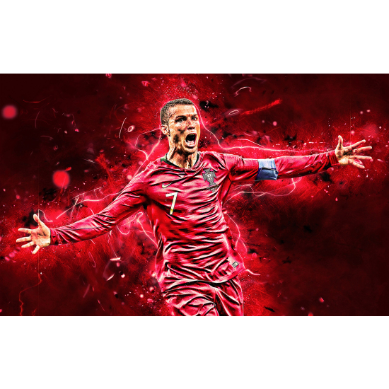 Panoramic Wallpaper - Wall Mural Football - Soccer Player