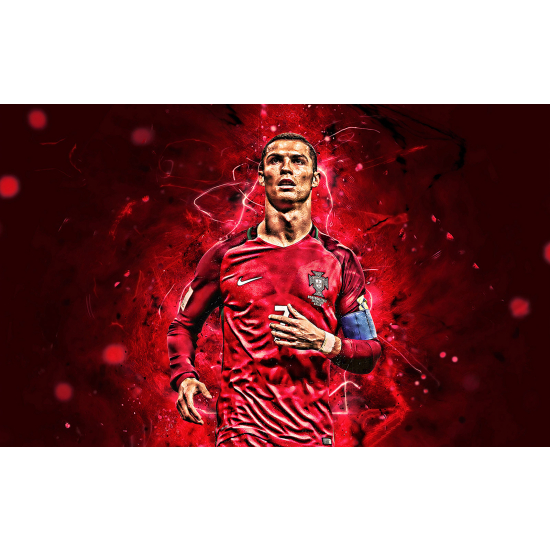 Panoramic Wallpaper - Wall Mural Football - Soccer Player