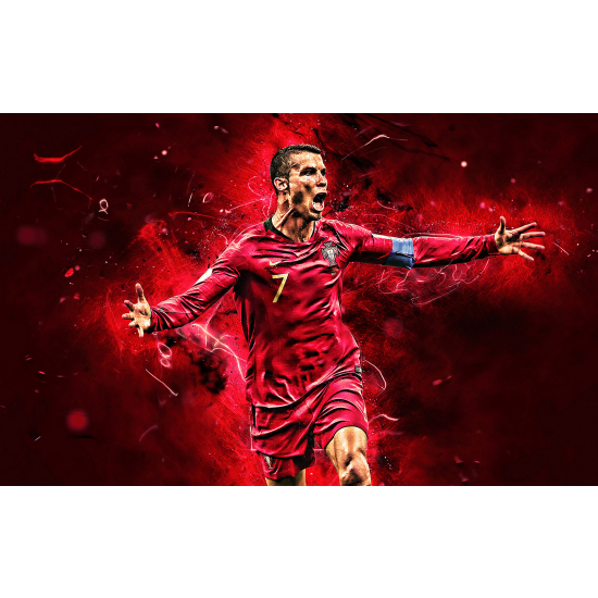 Panoramic Wallpaper - Wall Mural Football - Soccer Player