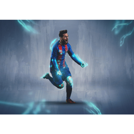 Panoramic Wallpaper - Wall Mural Football - Soccer Player