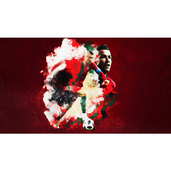 Panoramic Wallpaper - Wall Mural Football - Soccer Player