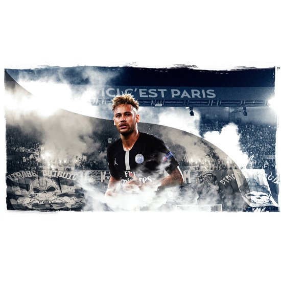 Panoramic Wallpaper - Wall Mural Football - Soccer Player