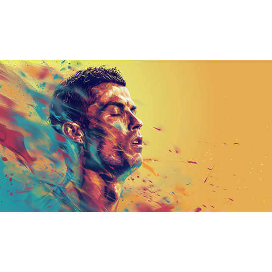 Panoramic Wallpaper - Wall Mural Football - Soccer Player