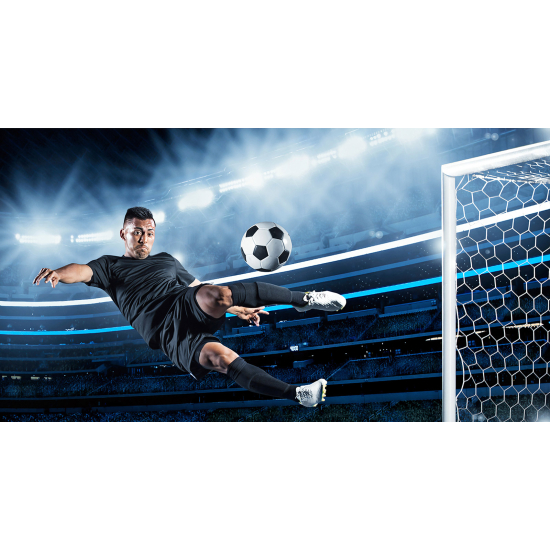 Panoramic Wallpaper - Wall Mural Football - Soccer Player