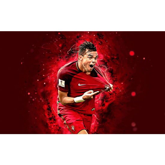 Panoramic Wallpaper - Wall Mural Football - Soccer Player