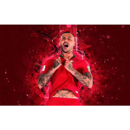 Panoramic Wallpaper - Wall Mural Football - Soccer Player