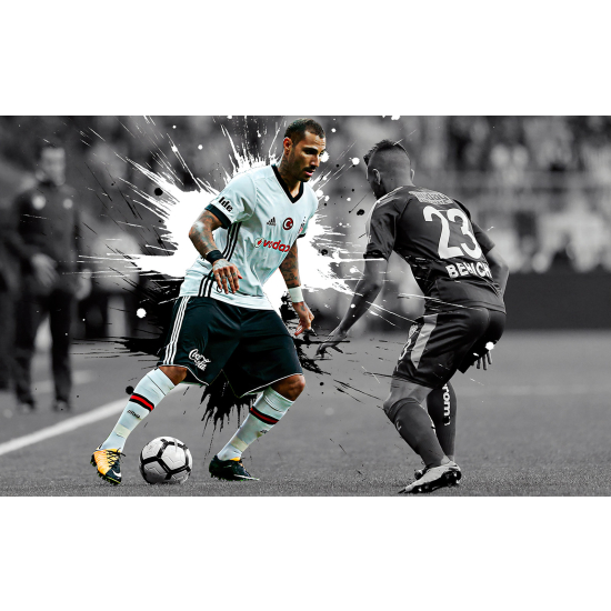 Panoramic Wallpaper - Wall Mural Football - Soccer Player