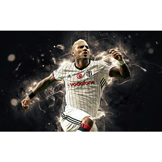 Panoramic Wallpaper - Wall Mural Football - Soccer Player