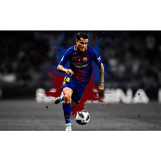 Panoramic Wallpaper - Wall Mural Football - Soccer Player