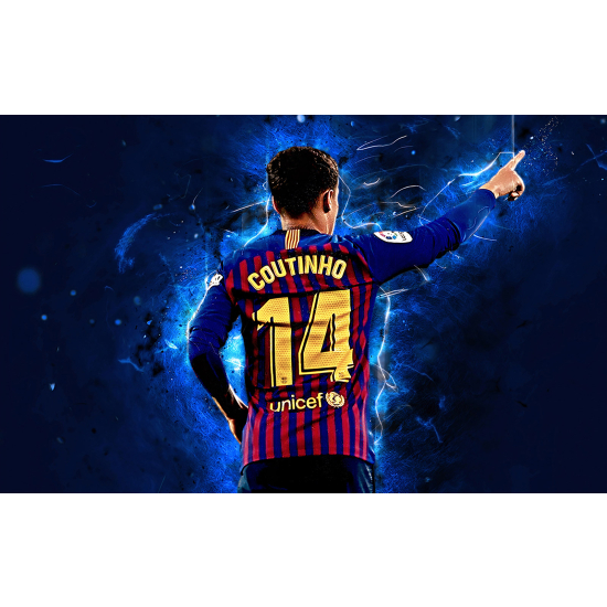 Panoramic Wallpaper - Wall Mural Football - Soccer Player