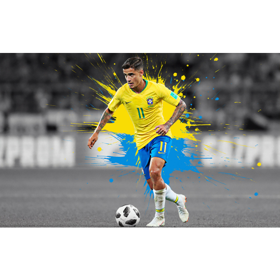 Panoramic Wallpaper - Wall Mural Football - Soccer Player