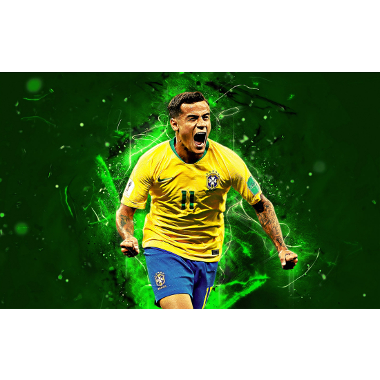 Panoramic Wallpaper - Wall Mural Football - Soccer Player