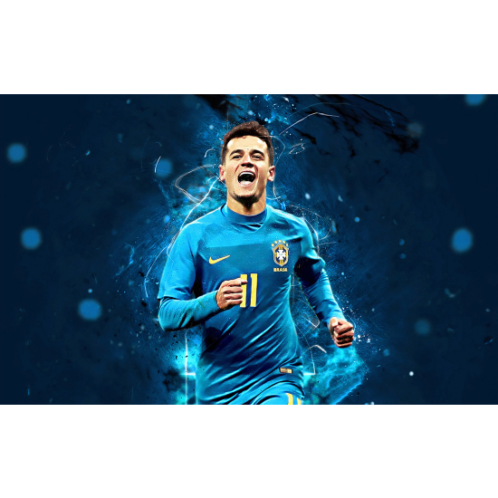 Panoramic Wallpaper - Wall Mural Football - Soccer Player