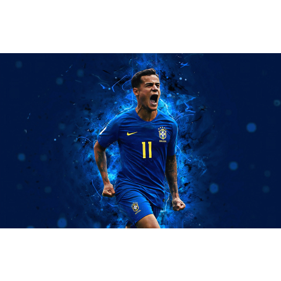 Panoramic Wallpaper - Wall Mural Football - Soccer Player